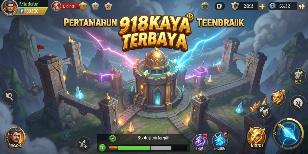 Gameplay seru Tower Defense di 918KAYA dengan tampilan menara yang menarik.