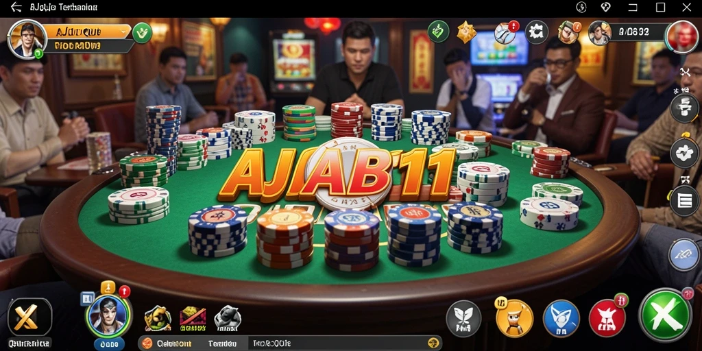 Tampilan gameplay QiuQiu yang menarik dan mendebarkan.