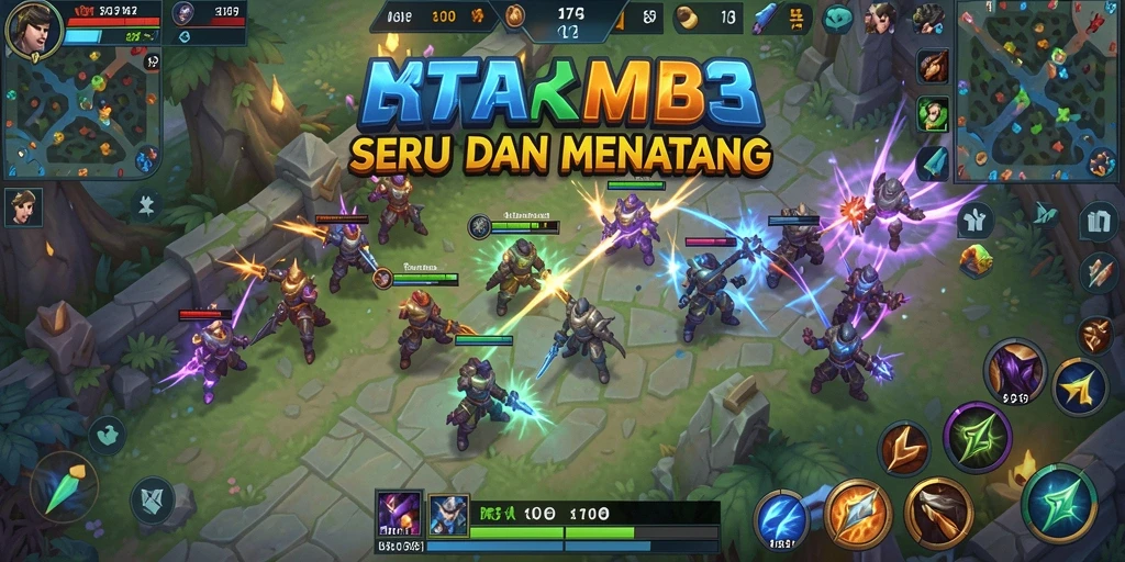 Tangkapan layar utama BATA123 menampilkan pertarungan seru antar karakter.