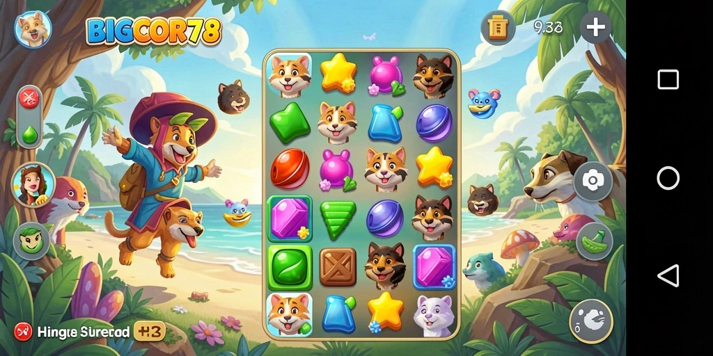 Gameplay seru dan penuh warna dari BIGCOR78.