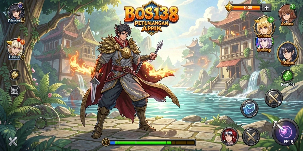 Tampilan gameplay epik dari BOS138 yang menampilkan karakter Anime yang memukau.