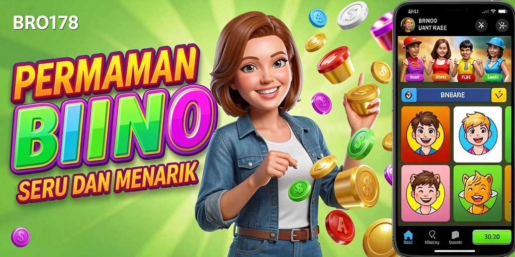 Screenshot utama BRO178 menunjukkan gameplay Bingo yang seru.