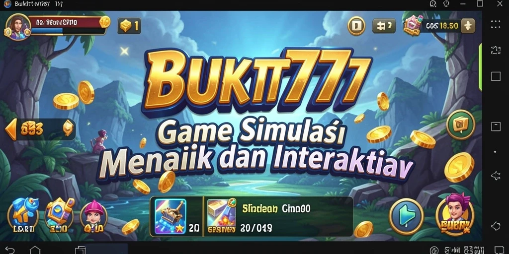 Tampilan gameplay menarik dan menantang di BUKIT777.