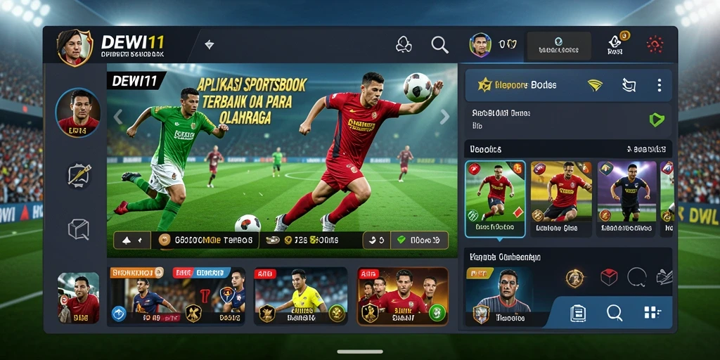 Tampilan menarik gameplay taruhan di DEWI11 dengan berbagai pilihan olahraga.