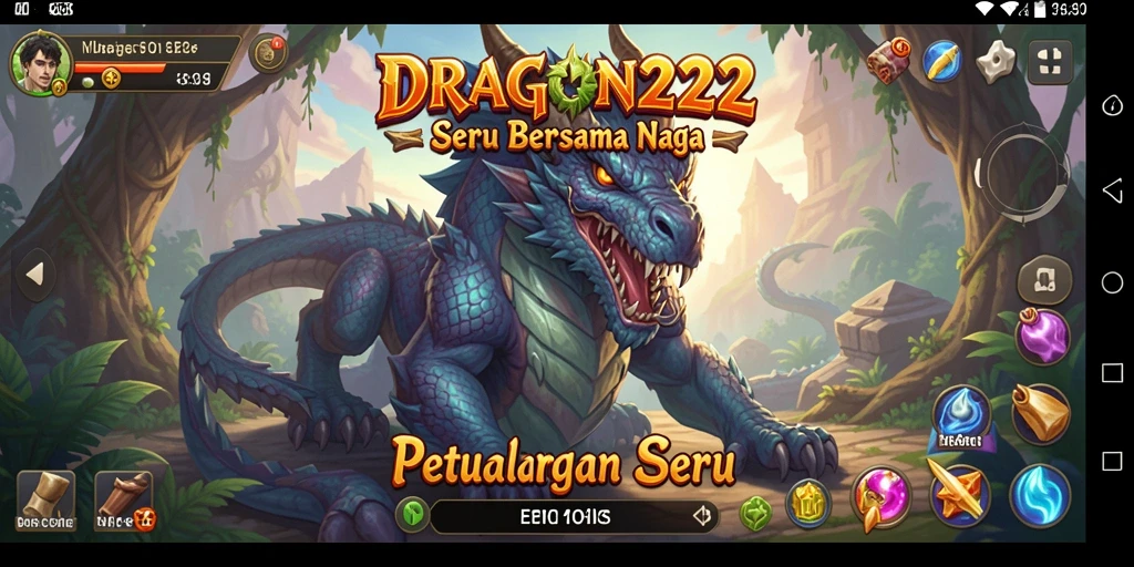 Tampilan gameplay <strong>DRAGON222</strong> menampilkan aksi seru dan grafis yang memukau.