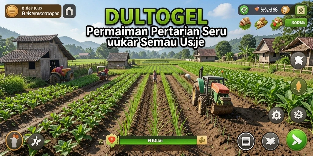 Screenshot DULTOGEL menampilkan keseruan gameplay pertanian yang mengasyikkan.