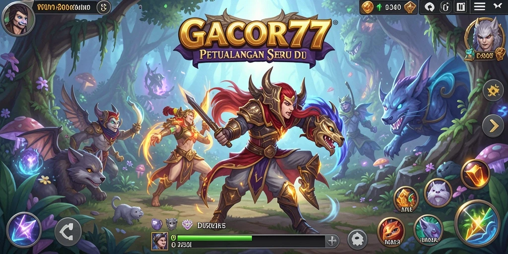 Gameplay GACOR77 menampilkan momen epic di dunia petualangan.