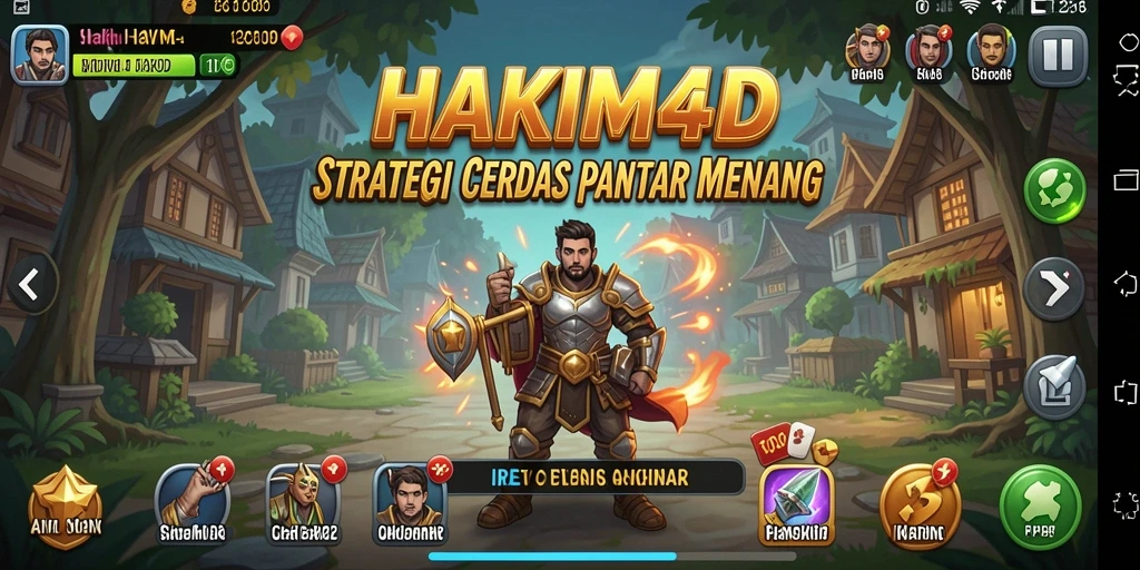 Tampilan gameplay HAKIM4D dengan strategi menakjubkan.