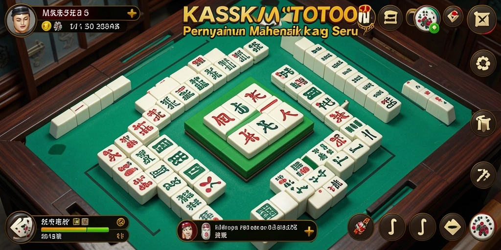 Tampilan gameplay menarik dari KASKUSTOTO yang menunjukkan keseruan Mahjong.
