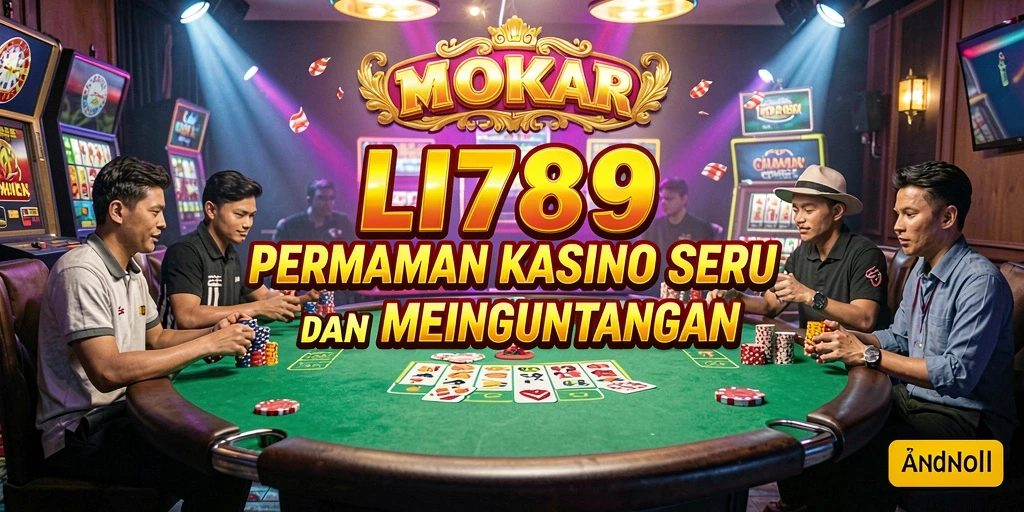 Tampilan gameplay seru di LI789 dengan berbagai permainan kasino.