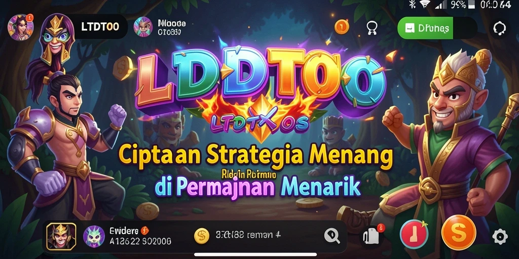 Tampilan gameplay LTDTOTO yang menampilkan strategi kompleks dan interaksi pemain.