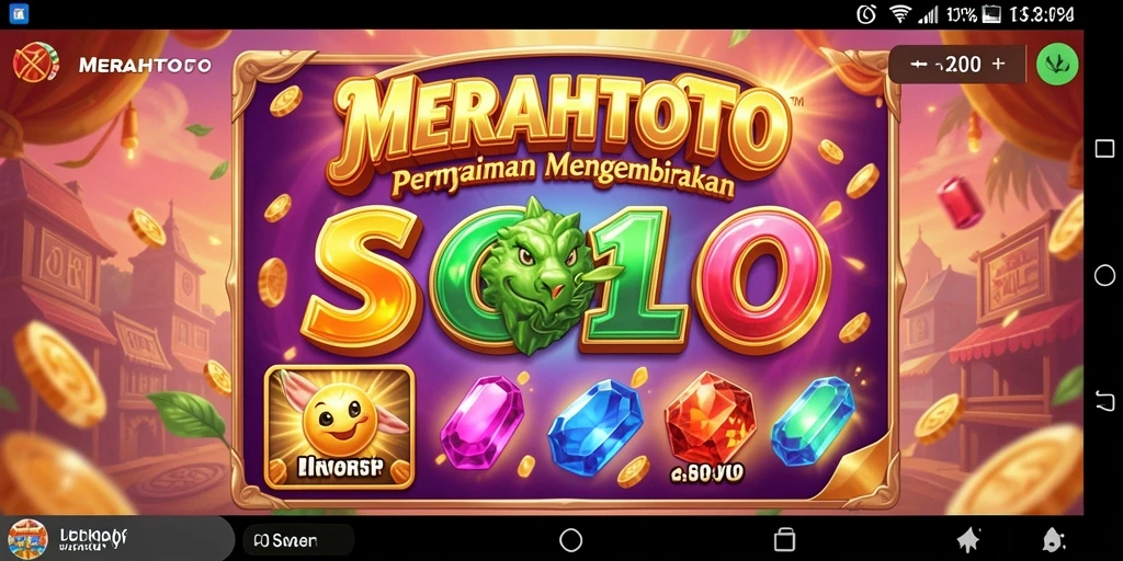 Tampilan gameplay MERAHTOTO yang menarik dan seru.