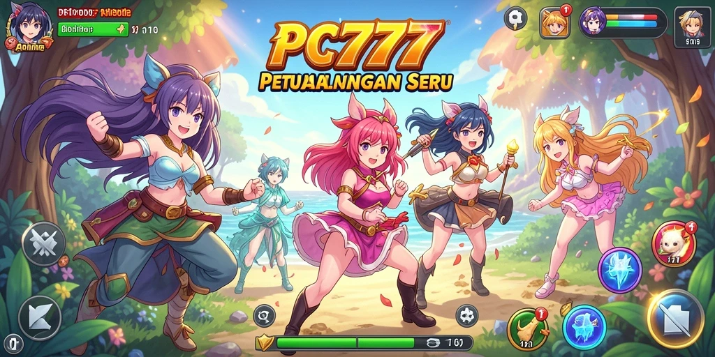 Tangkap momen seru dalam gameplay Anime PC777.