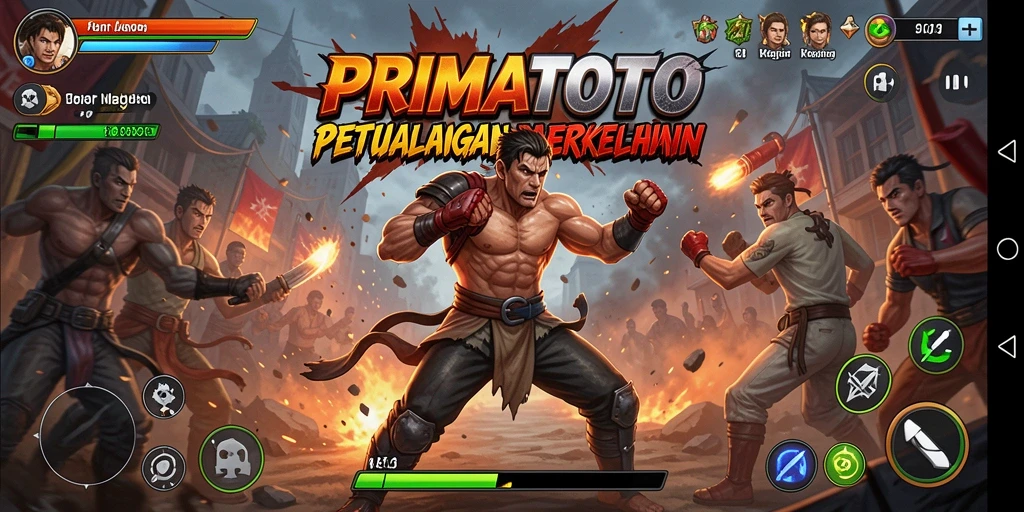 Tampilan seru pertarungan epik dalam PRIMATOTO.