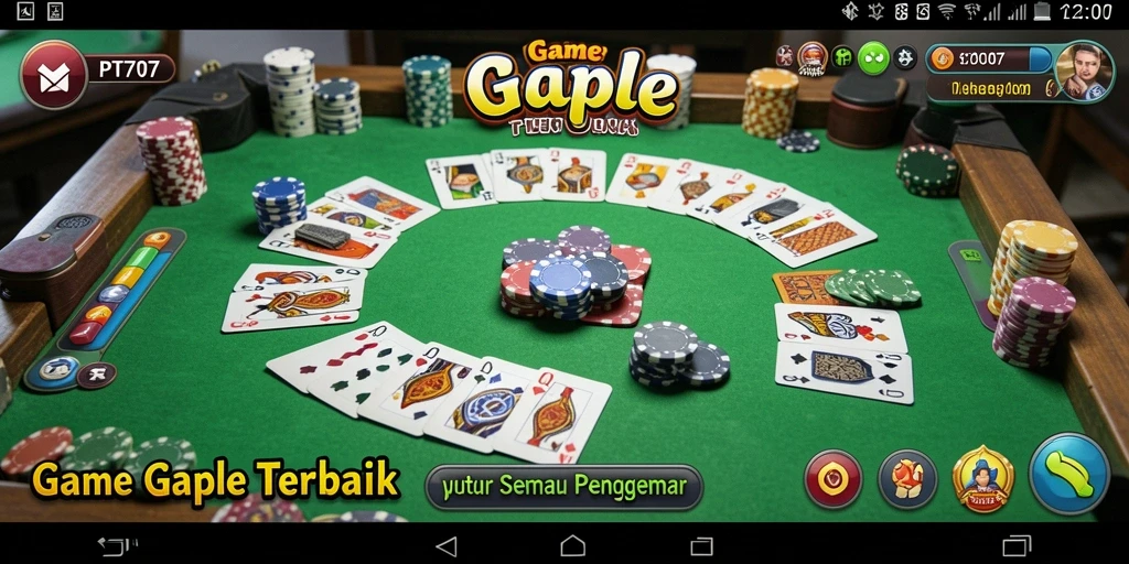 Gameplay menyerupai Gaple klasik dengan grafis modern