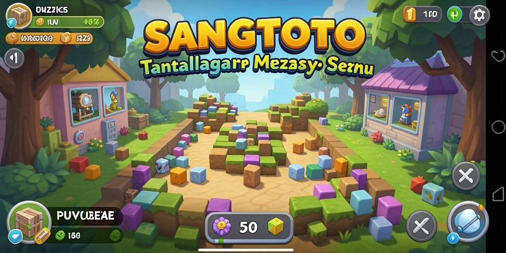 Screenshot utama SANGTOTO menampilkan gameplay Puzzle seru yang menantang.