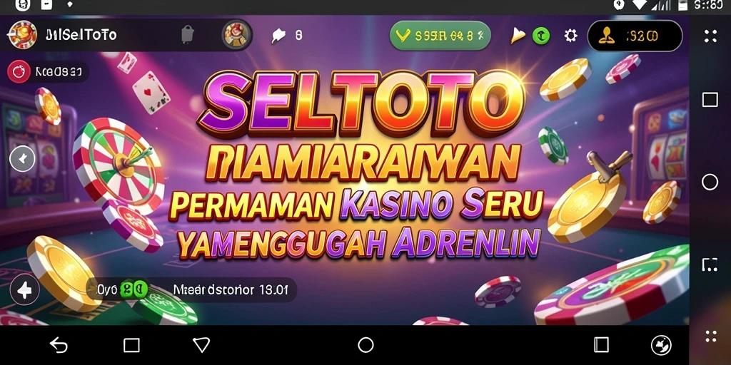 Tampilan gameplay SELTOTO yang menegangkan dan seru.