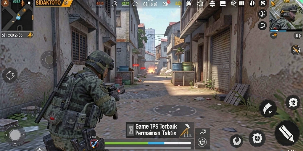 Tampilan gameplay menarik dari SIDAKTOTO dengan aksi pertempuran intens.