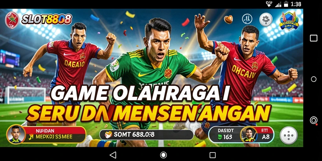 Tampilan menarik dari gameplay SLOT8808 yang penuh aksi olahraga.
