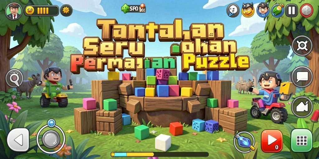 Tampilan gameplay SP212 yang seru dan menantang dalam permainan Puzzle.