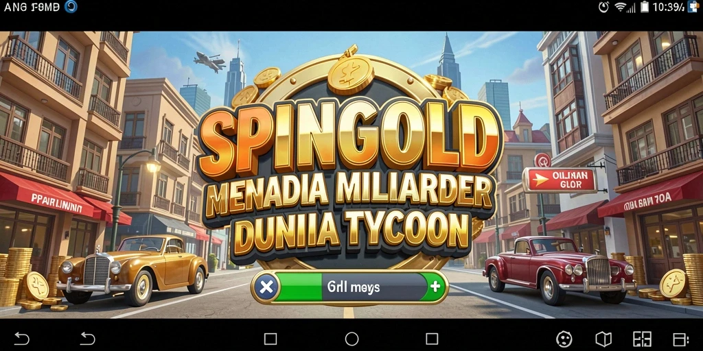 Tampilan gameplay SPINGOLD yang menarik dan penuh tantangan.